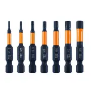 6/7Pcs Impact Hex Head Allen Wrench Drill Bit Set 50/100mm 1/4Inch Hex Shank Steel Hex Screwdriver Bit for Assembling 50mm seven piece set