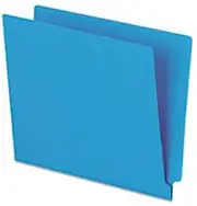 Pendaflex Colored End Tab Folder - Letter - 8.50" Width x 11" Length Sheet Size - 0.75" Expansion - 11 pt. - Blue - 100 / Box