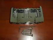 NEW Hipshot 4-String B Style Brass Bass Bridge, .750" (19mm), CHOOSE YOUR COLOR!