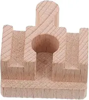 Tank Engine Wooden Train Track Short Straight Rail Toy Train Set Boys and Girls Imaginative Play
