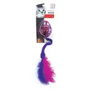 M-Pet 8x6.5cm Twiddle Mouse Cat/Kitten Pet Fun Interactive Exercise Toy Pink