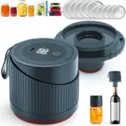 Electric Mason Jar Vacuum Sealer Kit 4 in 1 Wine Bottle Vacuum Bags Containers