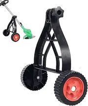 Wheels Auxiliary for Mower | Trimmer Support Lawnmower Wheel | Brush Cutter Wheel, Grass Cutter Holder, Support Wheel Adjustable, Lawn Mower Accessories
