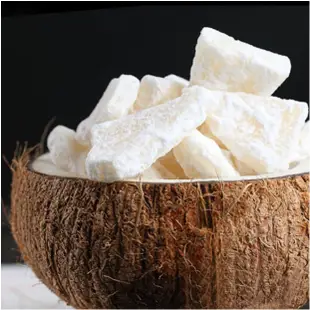 優選 海南特產 糖椰子角 椰子塊 椰子片亁 休閑零食