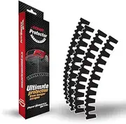 PERFORMANCE DETAIL Scrape Protector 8 Pack Front Bumper Scrape Guard Anti Scratch kit for Low Cars, Carbon Fiber Splitters, DIY Kit