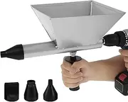 Electric Mortar Grout Gun, Portable Cement Grout Caulking Machine with 4 Nozzles Reusable Mortar Applicator Grouting Tool Cordless Caulking Applicator Finishing Tool for Wall Floor(No Electric Drill)