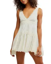 Free People In This Groove Mini Slip Dress