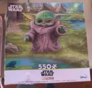 NEW 550 Piece Thomas Kinkade The Mandalorian Star Wars Jigsaw Puzzle Damaged Box