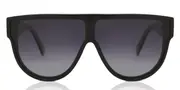 Men's Sunglasses - Single Lens Plastic Black Full Rim - SmartBuy Collection