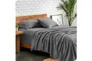 Ddecor Home 1500 Thread count Premium Cotton Blend Sheet Set Granite
