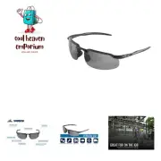 Bullhead Safety Swordfish Transition Safety Glasses with Polarized Anti Fog L...
