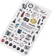 6 pcs/pack European Travel Paper Sticker Decoration Diary Scrapbooking Label Sticker Kawaii Korean Stationery Stickers