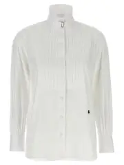 [Mcqueen] Mcqueen-Tuxedo Shirt Camicie Bianco-Donna 38IT