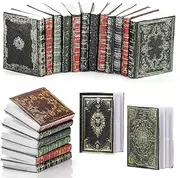 Molain Miniatures Dollhouse Books, 1:12 Scale Mini Books Dollhouse Accessories Books Model Decoration for Dollhouse Boys and Girls Play Entertainment Supplies (12 Pcs)