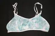 Victoria's Secret Blue/White Sheer Bra Bralette Size S