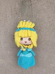 Crochet Baby Blue Doll Purse Pattern /ELSA