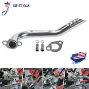 Silver Exhaust Pipe Header For GX160 GX200 Coleman CT200U BT200X KT196 Go Kart