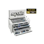 SP Tools 413Pcs Field Service Toolkit - Sockets & Spanners Metric / SAE White
