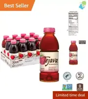 Refreshing Raspberry Black Iced Tea - 12-Pack, Non-GMO, 16.9oz BPA-Free Bottles