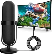 LYPPUL TV Aerial, Indoor TV Aerial for Smart TV with Signal Booster, High Gain Freeview TV Antenna, Long Range Digital Antenna for TV 4K 1080P HDTV & VHF UHF DAB Radio with 9.8Ft Coax Cable