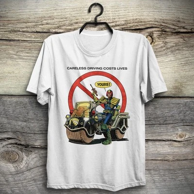 Judge Dredd Lawmaster Motorcycle 2000 AD Sylvester Stallone Karl Urban T-Shirt