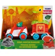 TOMY Toomies Jurassic World Dino Rescue Ranger Vehicle Ages 2+ New Toy Dinosaur