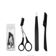 Eyebrow Razor Set Trimmer Shaver Scissors spooley Dermaplaning Tweezers AU