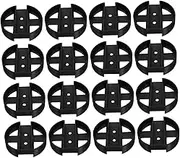 ROMISBABA Computer Tower Holder Pc Tower Stand for Under Desk 20pcs Pack CPU Stand Desk Foot Pad Black Smooth Burr- Sturdy Stable Simple Attractive Ventilated Clean