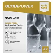 ecostore Dishwasher Tablets - Ultra Power