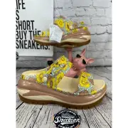 Croc Mega Crush Retro Floral Sandals Womens 11 | Mens 10 Cork Platform Slip On