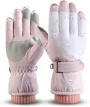 [Generic] Warm Ski Gloves Touch Screen Warm Velvet Ski Gloves Non-Slip Gloves