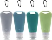 Silicone Dog Food Container: 90ml Travel Shampoo Bottles For Pets Portable Pet Accessories | Leakproof Storage Body Alambo Cream, L