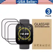 3PCS Tempered Glass Screen Protector For Huami Amazfit Bip 5 48.5mm