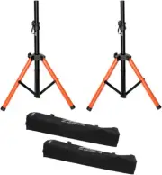 Audio2000 Short Heavy Duty Speaker Stand w/ Canvas Carrying Bag AST439A (Pair)