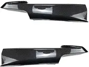 Car Front Bumper Spoiler for BMW 3 Series for F30 for F31 2012-2019 Bumper Fog Lamp Eyebrow Frame Cover Car Front Bumper Lip Splitter Canards Spoiler(Fiber -A)