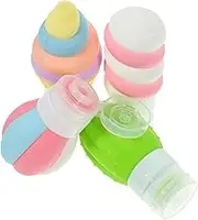 Cabilock 4pcs Sauce Squeeze Bottles Cute Silicone Condiment Containers for Lunch Box Airtight Salad Dressing Ketchup Dispenser Easy Squeeze Design Leak Storage for Sauces