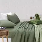 100% Pure Cotton Deep Fitted Flat Sheet Single/D/Queen/Super King Size Bed