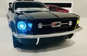 Ford Mustang 1967 Black Speaker BT Indoor/Outdoor Portable USB PORT/AUX INPUT