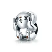 Silver plating Jewelry Cute Sloth Charm for Beads Bracelet & Bangle