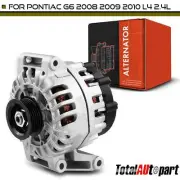 New Alternator for Pontiac G6 2008-2010 2.4L 125A 12V Clockwise 5-Groove Pulley