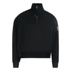 Parajumpers Quarter Zip Turtleneck Fleece Black Sweatshirt