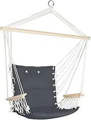 Hammock Swing Chair Gardeon Hammock Camping Hanging Indoor Outdoor Garden Patio (Grey)