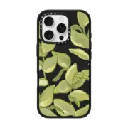 iPhone 16 Pro Impact Case Green Leaves