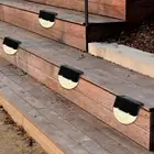 4pcs Solar Garden Lights Brightness Small Solar Power Led Fence Light Easy