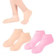 1 Pair Foot Care Socks Silicone Moisturizing Socks Foot Care Protector Sock for Repairing Dry Feet