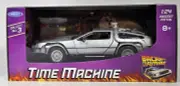 WELLY 2022 BACK TO THE FUTURE TIME MACHINE '81 DELOREAN LK COUPE 1:24 TOY CAR