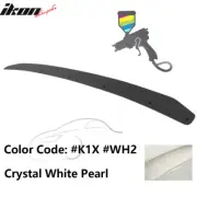 For 15-21 Subaru WRX STI Gurney Flap OE Style Trunk Spoiler #K1X White Rear Wing (for: Subaru)