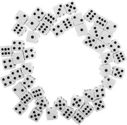 WOONEKY Rounded Right Angle Dice Set Pcs Mm Acrylic d Dice Dots for Easy Reading Great for Game Nights