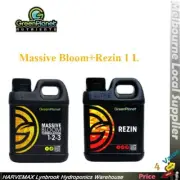 Green Planet Massive Bloom&Rezin Fertilizer Hydroponics Nutrients GreenPlanet