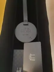 DUNHILL Duke Leather Luggage Tag ( NEW IN BOX)